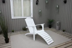 Comfort Garden Rolston Dekkstol med Fotskammel