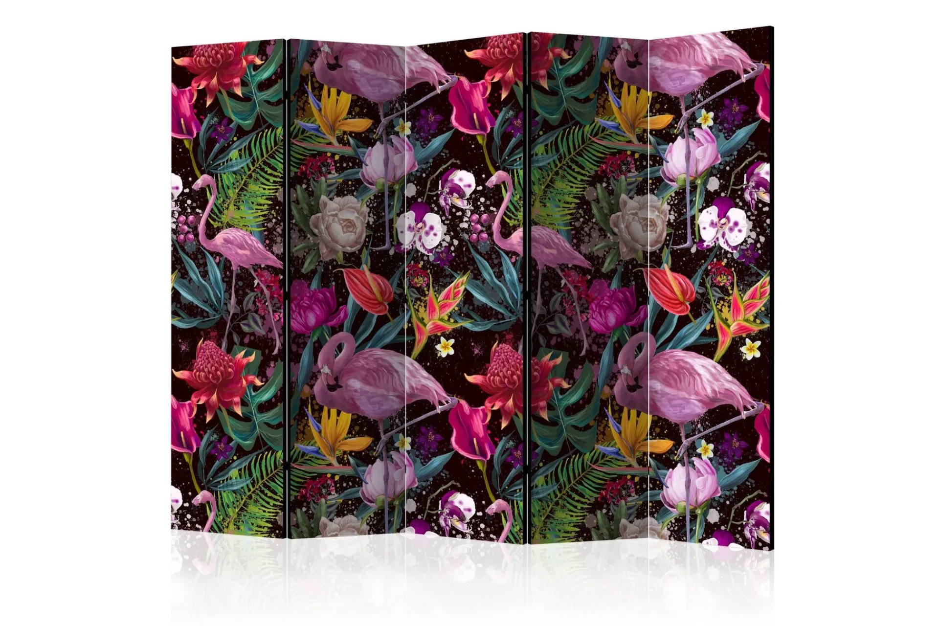 Avskjerming Skrivebord|Bretteskjerm-Romdeler Colorful Exotic II 222x517 cm