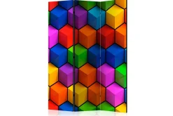 Bretteskjerm-Romdeler Colorful Geometric Boxes