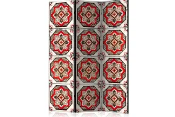 Bretteskjerm-Romdeler Dance of Red Line 113x517 cm