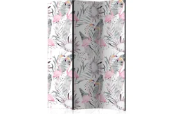 Bretteskjerm-Romdeler Flamingos and Twigs
