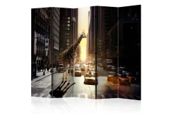Bretteskjerm-Romdeler Giraffe in the Big City II