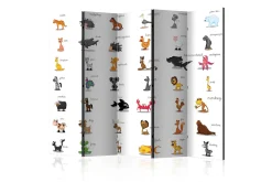 Bretteskjerm-Romdeler Learning by Playing Animals II