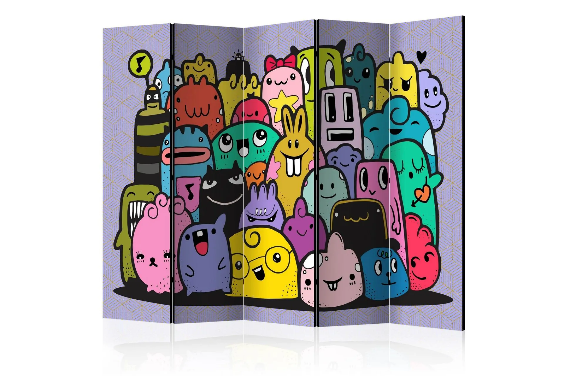 Bretteskjerm-Romdeler Monstre Fra 3. C grad II 222x517 cm