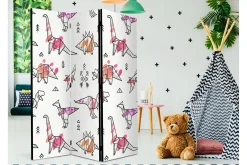 Bretteskjerm-Romdeler Origami Dinosaurs 113x517 cm