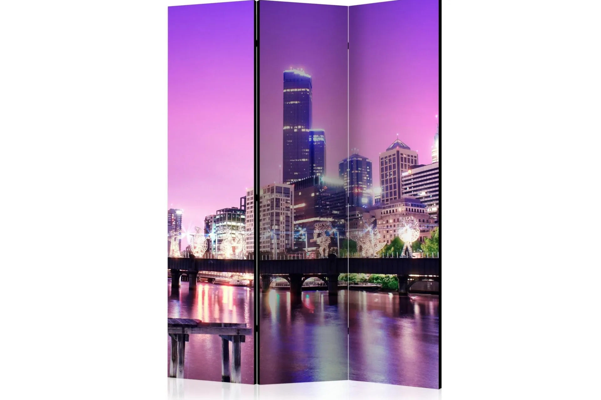 Bretteskjerm-Romdeler Purple Melbourne