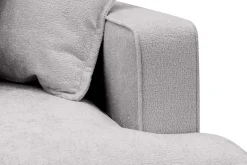 Scandinavian Choice Velour Sofa & Fløyel Sofa|Sofa Med Sjeselong-Rossita Lyx 4-seter Ekstra dyp Sofa med Sjeselong Venstre Grey
