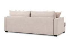 Scandinavian Choice Velour Sofa & Fløyel Sofa-Rossita 4-seters Dyp Fløyelssofa Beige