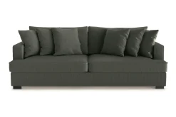 Scandinavian Choice 2 Seter Sofa|Sofa Med Sjeselong-Rossita 4-seters Dyp Sofa i Kordfløyel Mørkegrønn