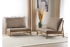 Utelenestoler|Loungestol Ute-Rosthern Utelenestol Lysebrun/Beige