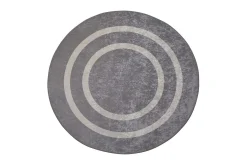 Moderne Tepper-Round Matte Sølv (100) Flerfärgad
