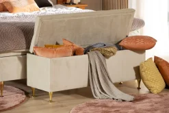Kontinentalsenger-Royal Velvet Komplett Sengepakke210x210 cm Beige