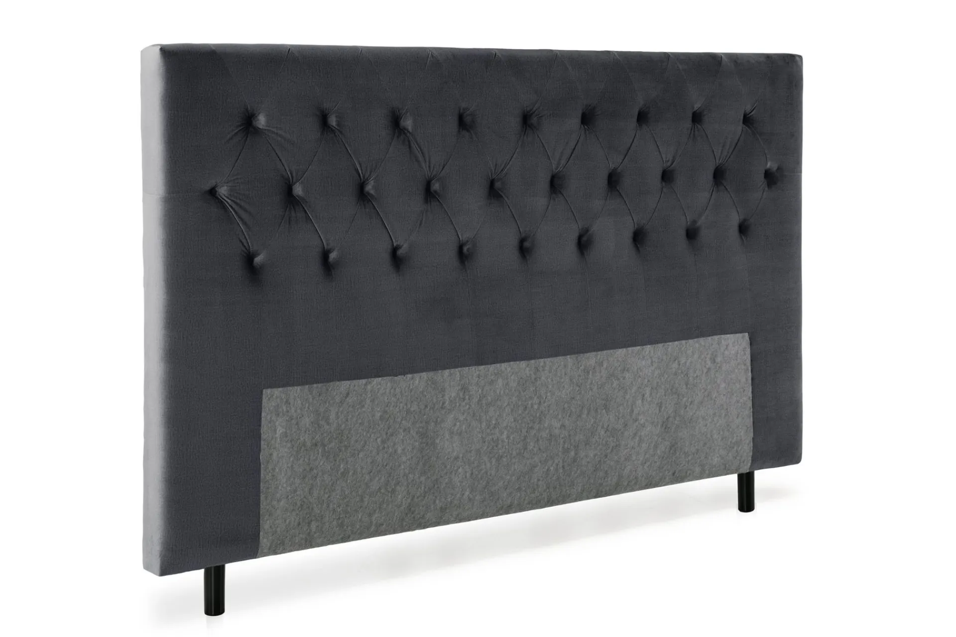 Sengetilbehør & Sengegavl-Royal Velvet Sengegavl 210 cm Svart
