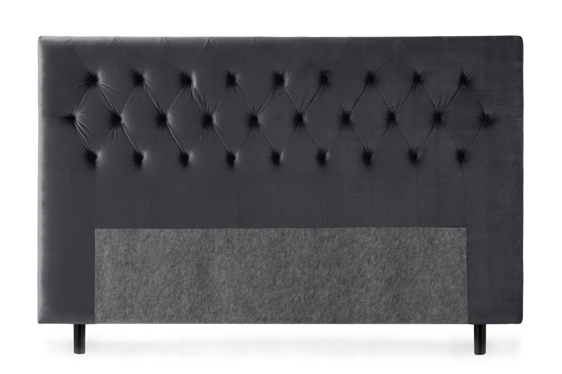 Sengetilbehør & Sengegavl-Royal Velvet Sengegavl 210 cm Svart