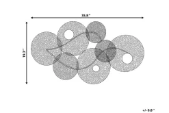 Skilt-Rubidium Veggdekorasjon Med Skjell 91 cm Grønn