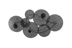 Skilt-Rubidium Veggdekorasjon Med Skjell 91 cm Grønn