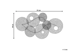 Skilt-Rubidium Veggdekorasjon Med Skjell 91 cm Grønn