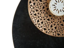 Skilt-Rubidium Veggdekorasjon Med Skjell 49 cm Svart