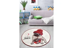 Rund Matte Let It Snow (100)