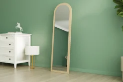 Helkroppsspeil-Rusele Veggspeil Buet 50 cm Beige