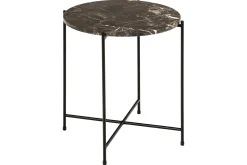 Avlastningsbord-Sakchan Sidebord 42 cm Rund Brun