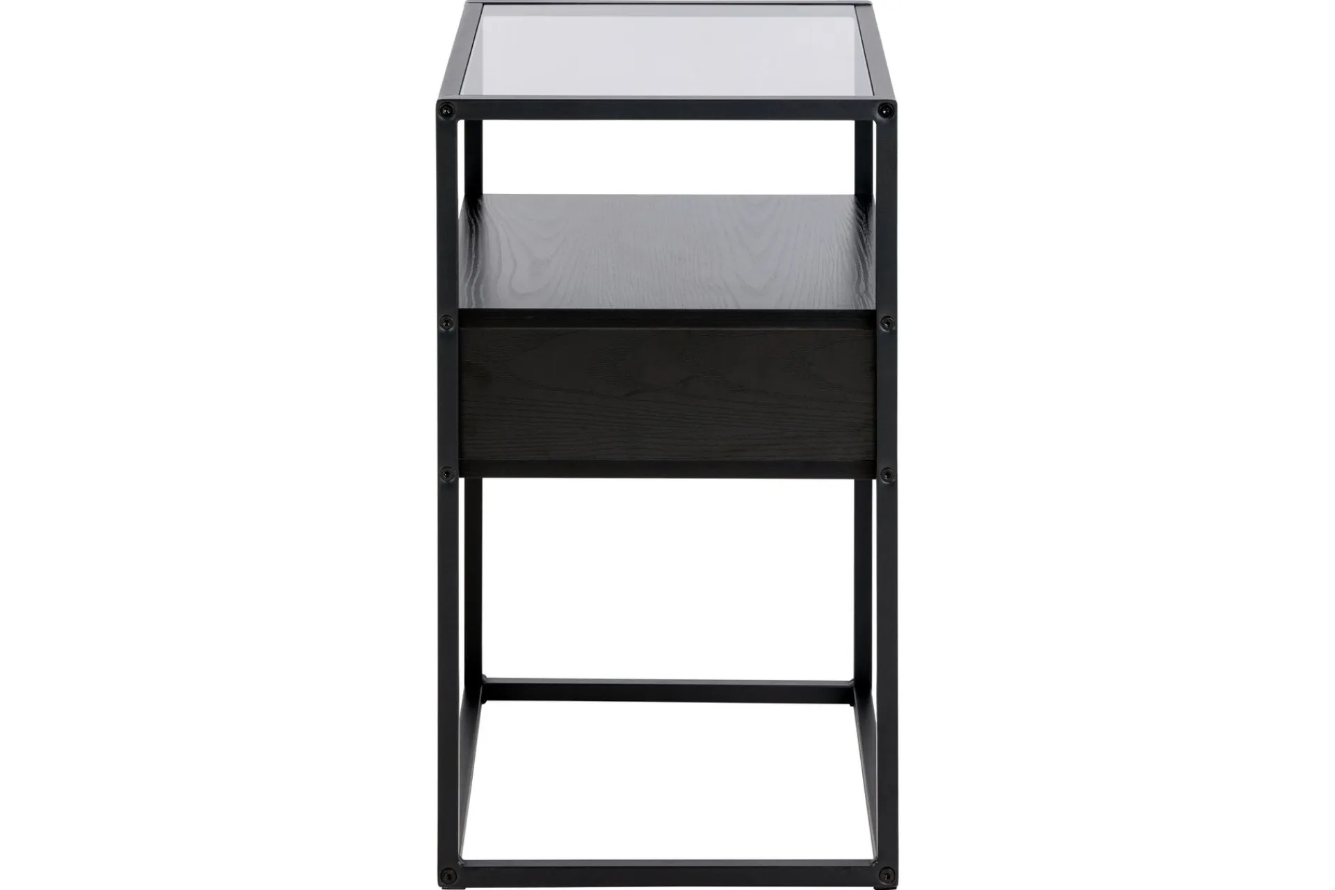 Avlastningsbord-Sakila Nattbord 35 cm Svart