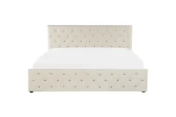 Sengeramme & Sengestamme|Seng Med Oppbevaring-Saleux Sengramme 180x200 cm Beige