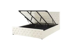 Sengeramme & Sengestamme|Seng Med Oppbevaring-Saleux Sengramme 180x200 cm Beige