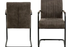 Karmstoler|Spisestoler & Kjøkkenstoler-Salini Lenestol Grey