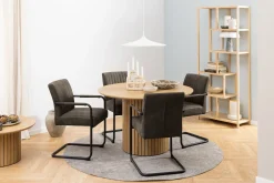 Karmstoler|Spisestoler & Kjøkkenstoler-Salini Lenestol Grey