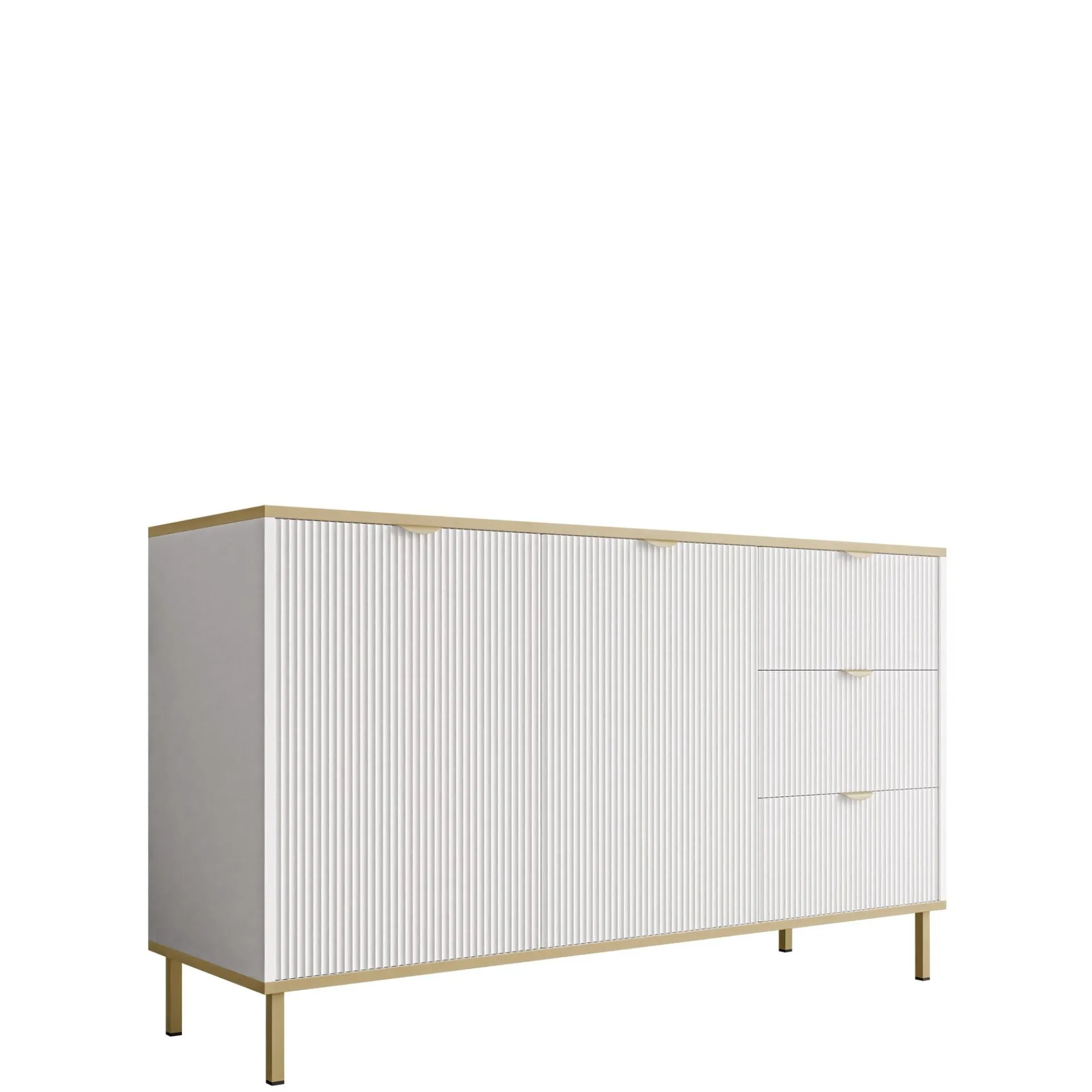 Sideboard & Skjenker-Salmor Skjenk 135x42 cm Hvit