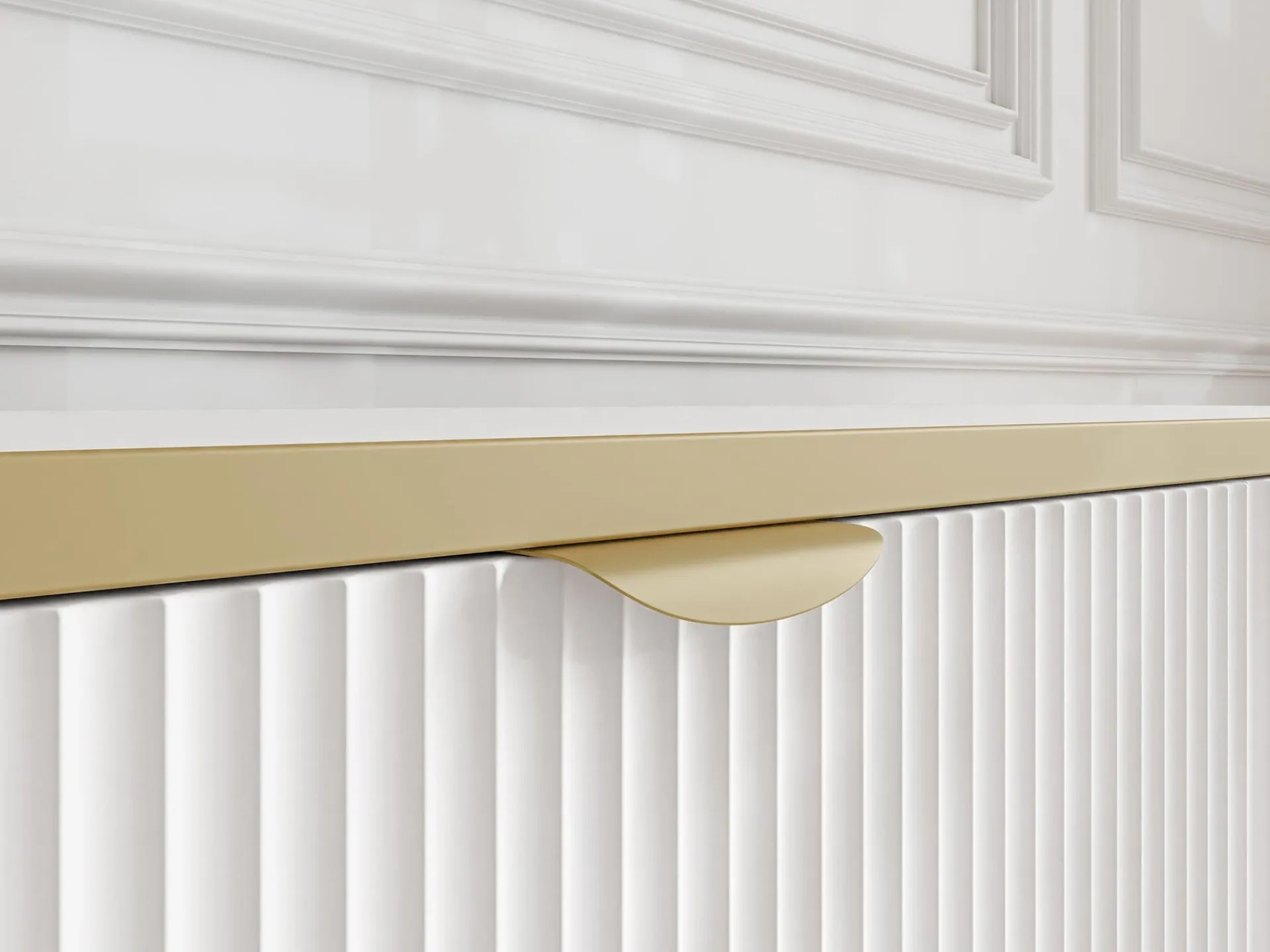 Sideboard & Skjenker-Salmor Skjenk 135x42 cm Hvit