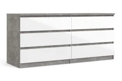 Kommode|Gangoppbevaring-Salomns Kommode 50x154 cm Hvit,Grey