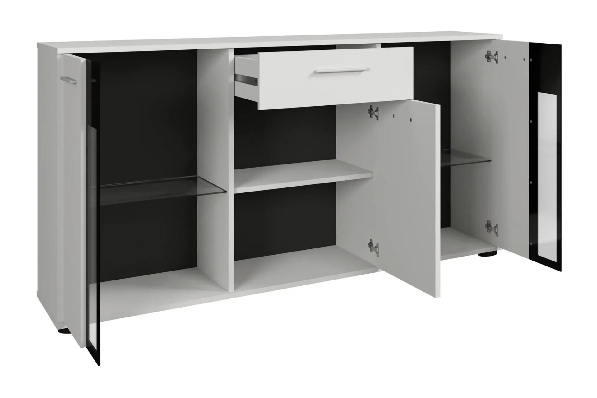 Gangoppbevaring|Kommode-Salsa kommode 140x40x80 cm Hvit