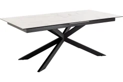 Spisebord & Kjøkkenbord-Salupa Spisebord 240x100 cm Hvit,Svart