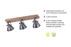 Taklampe|Kjøkkenlampe-SAMIA Tak/vegglampe Jern