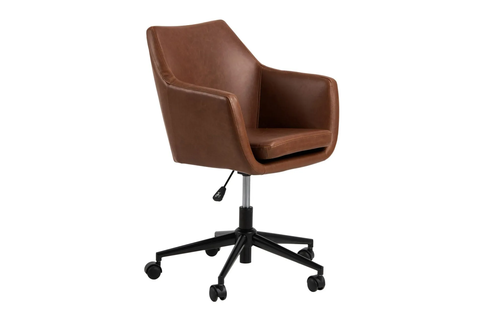 Kontorstol & Skrivebordsstol-Samlar Kontorstol Vintage Brun