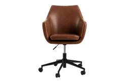 Kontorstol & Skrivebordsstol-Samlar Kontorstol Vintage Brun