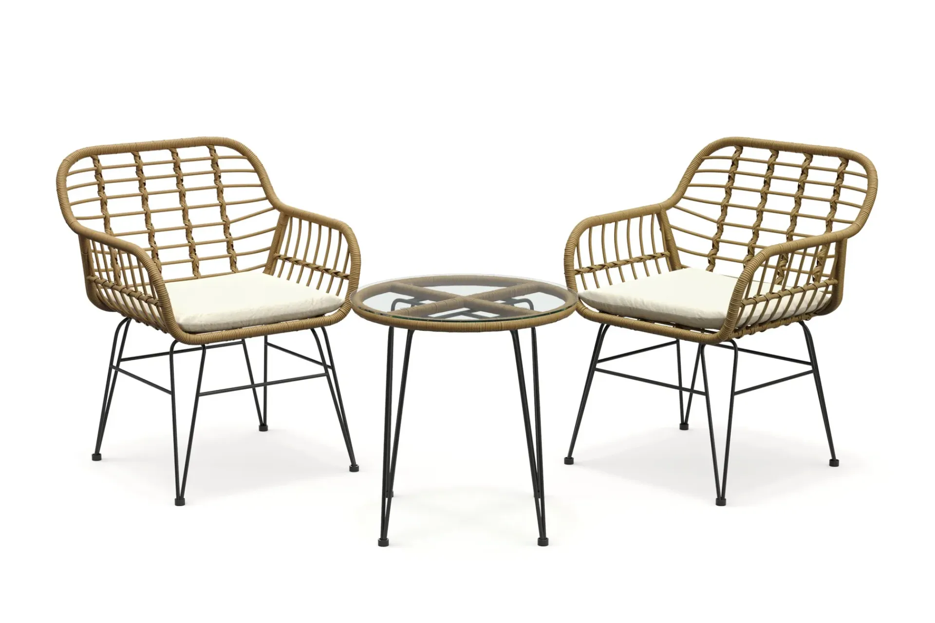 Comfort Garden Cafesett|Balkonggrupper-Sammy Balkonggruppe 2-seter Beige