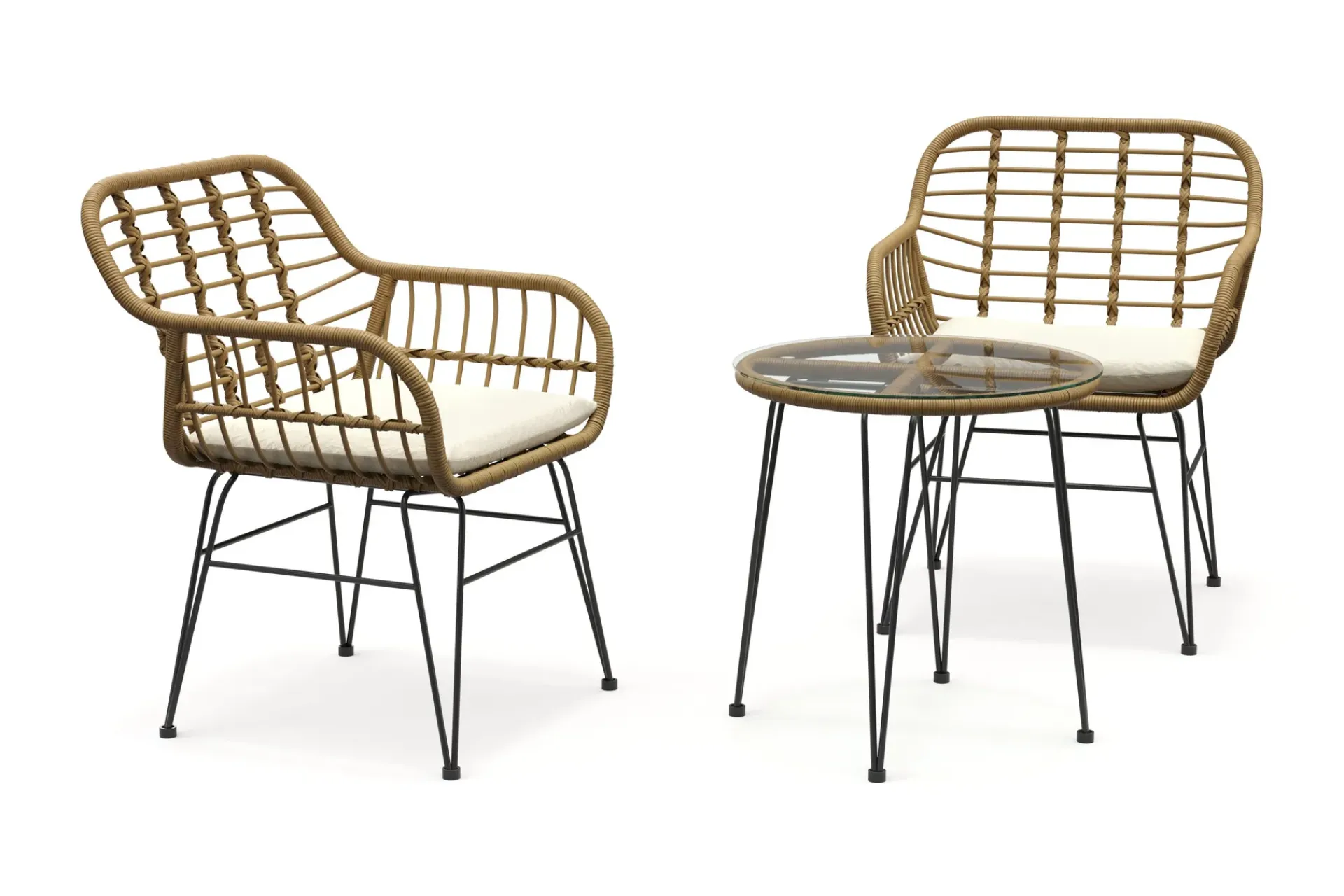 Comfort Garden Cafesett|Balkonggrupper-Sammy Balkonggruppe 2-seter Beige