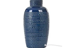 Bordlampe|Vinduslampe-Samoste Bordlampe 53 cm E27 Marineblå,Hvit
