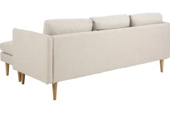 Sofa Med Sjeselong-Sanat 3-seters Sofa med Divan Beige