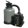 Planet Pool Sandfilter Sandfilterpumpe monteringsplate 6-veis ventil S (filter Ø 330 mm, pumpe 6,0 m³/t)