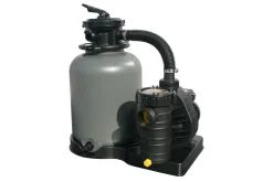 Planet Pool Sandfilter Sandfilterpumpe monteringsplate 6-veis ventil S (filter Ø 330 mm, pumpe 6,0 m³/t)