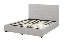 Sengeramme & Sengestamme|Seng Med Oppbevaring-Sandrick Kontinentalseng med Oppbevaring 140x200 Grey