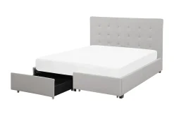 Sengeramme & Sengestamme|Seng Med Oppbevaring-Sandrick Kontinentalseng med Oppbevaring 140x200 Grey
