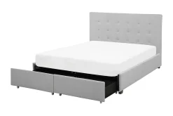 Sengeramme & Sengestamme|Seng Med Oppbevaring-Sandrick Kontinentalseng med Oppbevaring 140x200 Grey