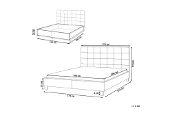 Sengeramme & Sengestamme|Seng Med Oppbevaring-Sandrick Kontinentalseng med Oppbevaring 160x200 Grey