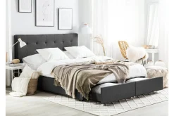 Sengeramme & Sengestamme|Seng Med Oppbevaring-Sandrick Kontinentalseng med Oppbevaring 160x200 Grey