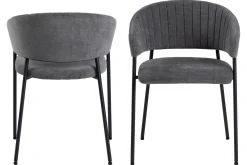 Karmstoler|Spisestoler & Kjøkkenstoler-Sanno Lenestol Grey